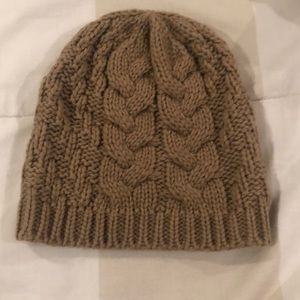 Tan beanie